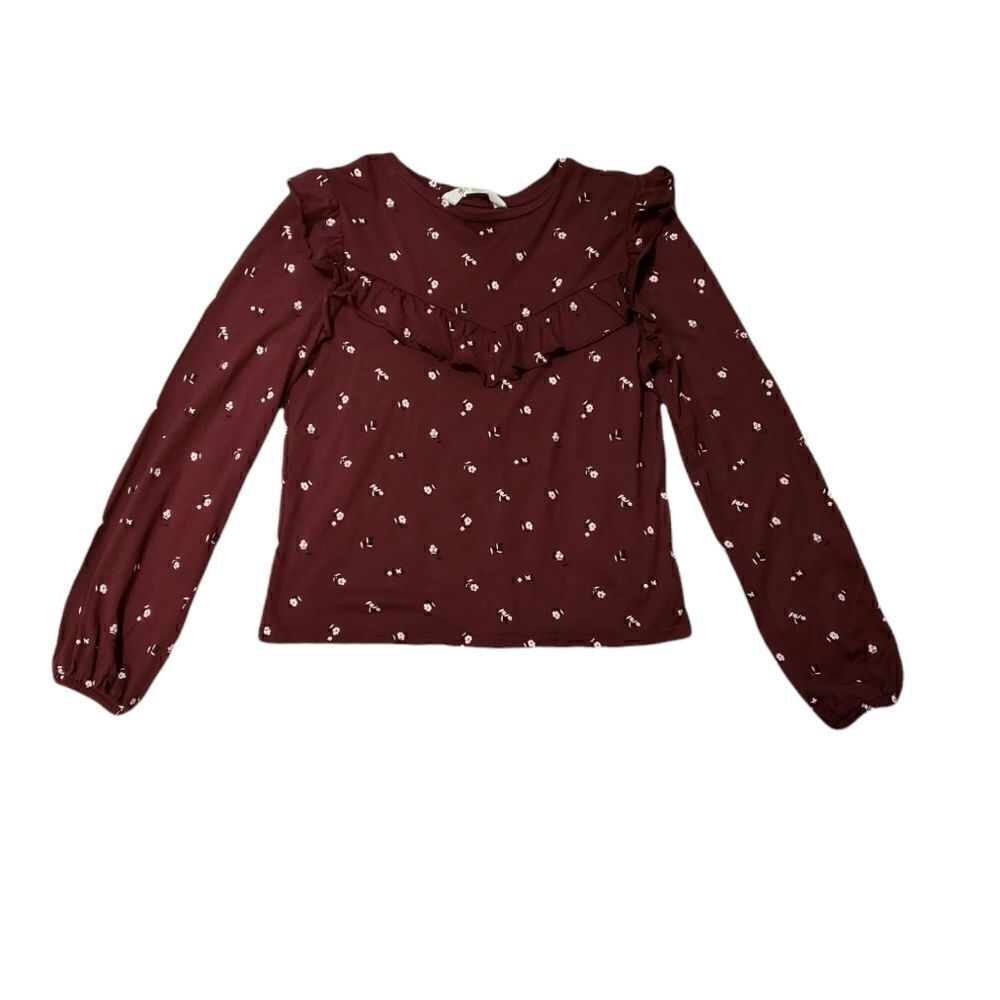 H&M floral Flounce Girl Top sz 16/18